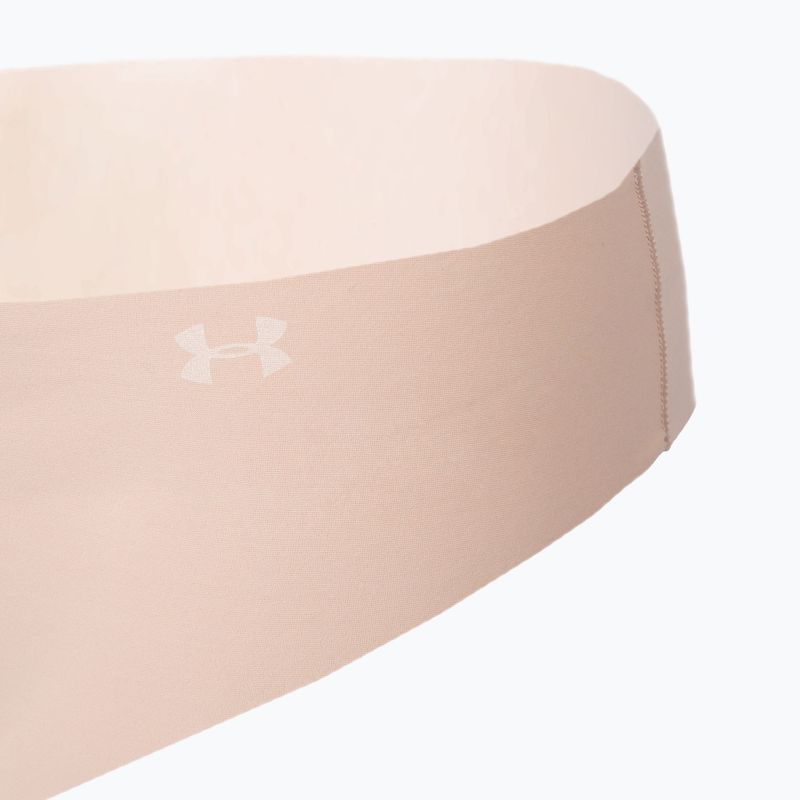 Under Armour női varrás nélküli női bugyi Ps Thong 3-Pack bézs 1325615-249 4