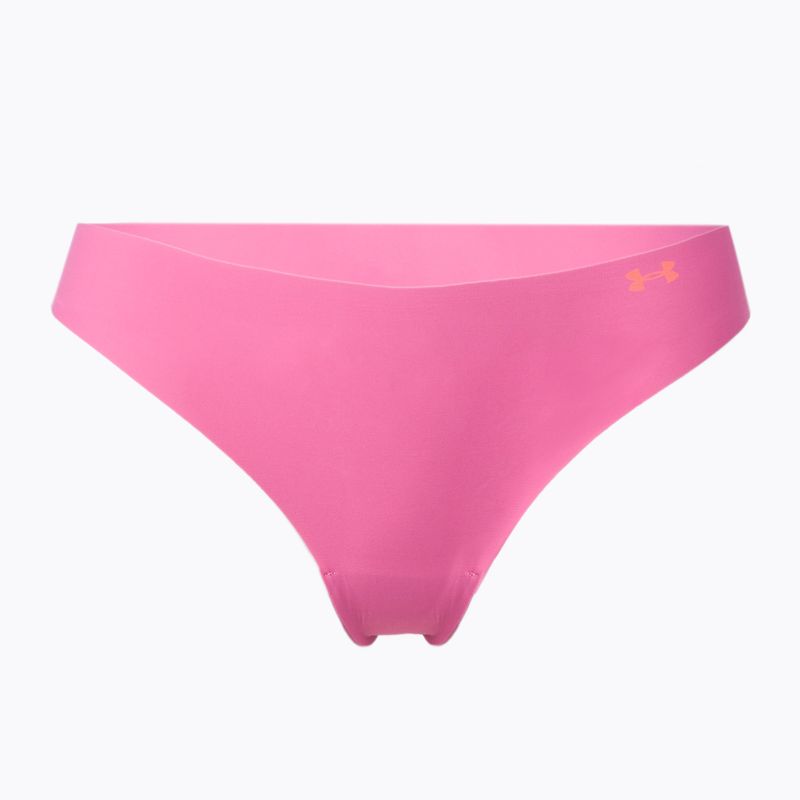 Under Armour női varrás nélküli női bugyi Ps Thong 3-Pack rózsaszín 1325617-669 2