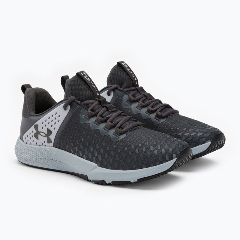 Under Armour Charged Engage 2 férfi edzőcipő fekete-fehér 3025527 4