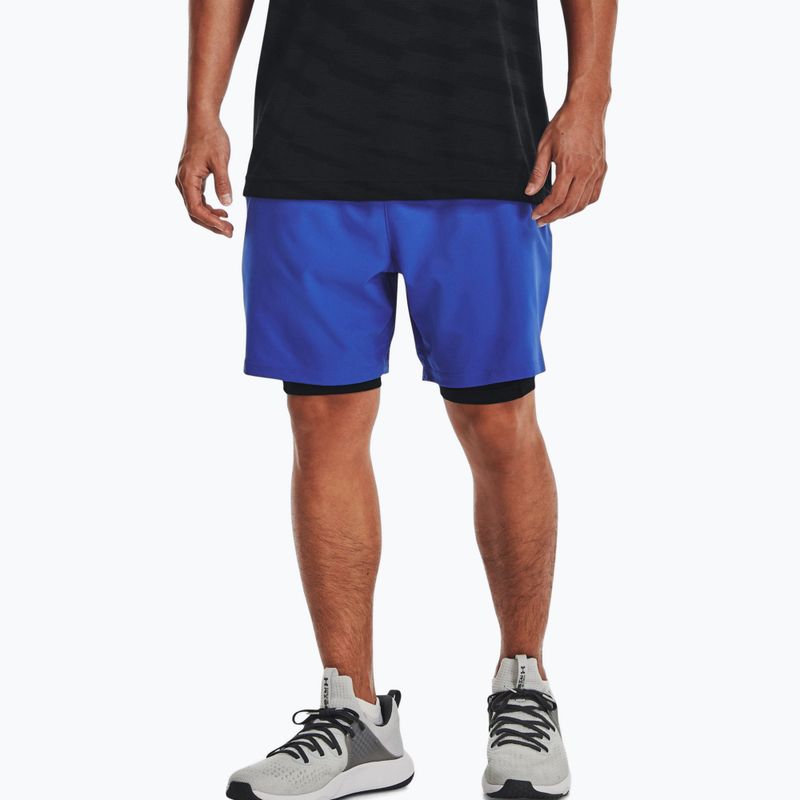 Under Armour férfi 2 az 1-ben edzőnadrág UA Vanish Woven Sts kék 1373764 3