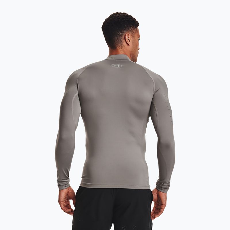 Under Armour férfi hosszú ujjú póló Ua Cg Armour Novelty Mock szürke 1373828-294 3