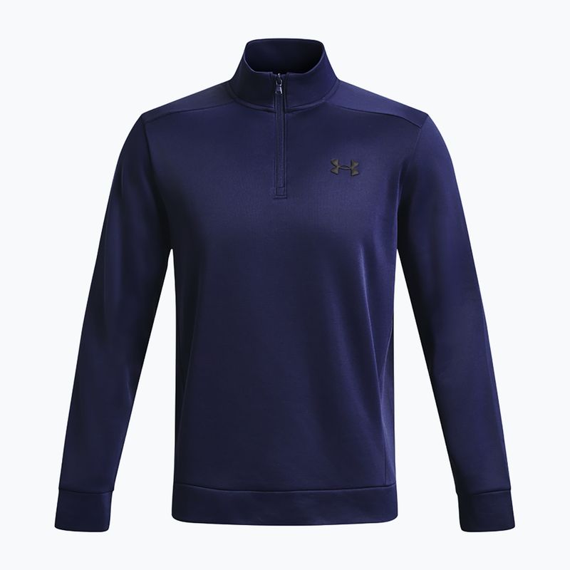 Férfi Under Armour Fleece 1/4 Zip midnight navy/fekete edzőfelső pulóver 4