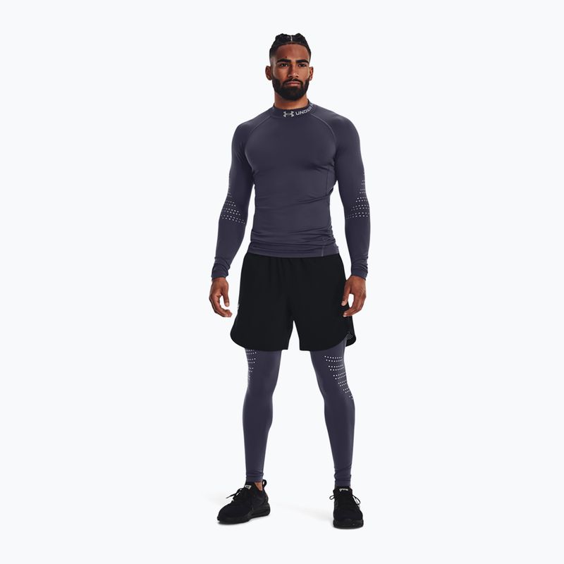 Under Armour férfi hosszú ujjú póló Ua Cg Armour Novelty Mock szürke 1373828-558 3