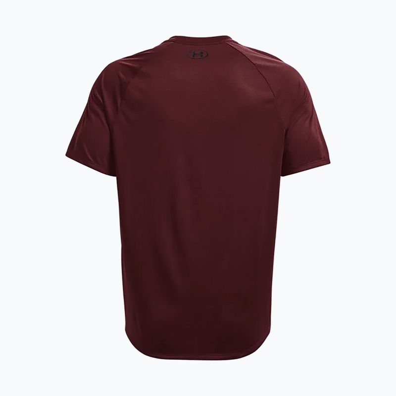 Under Armour férfi edzőpóló UA Tech 2.0 SS Tee Újdonság gesztenyebarna 1345317 2