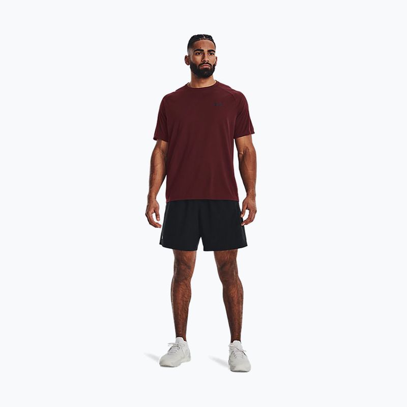 Under Armour férfi edzőpóló UA Tech 2.0 SS Tee Újdonság gesztenyebarna 1345317 5