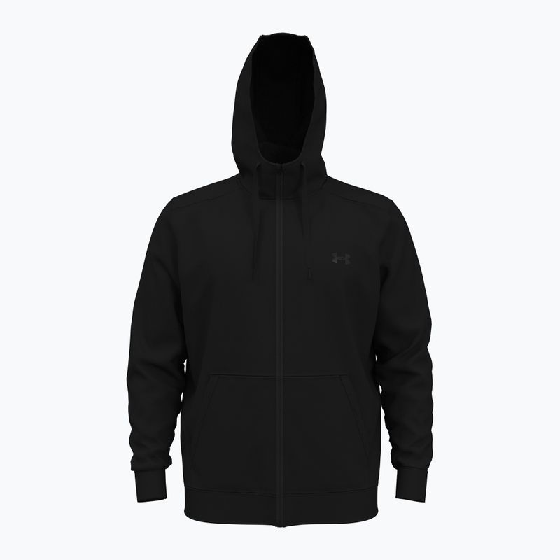 Férfi kapucnis pulóver Under Armour Fleece FZ Hoodie black/black 7