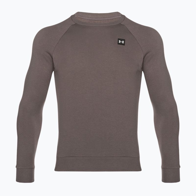 férfi melegítőfelső Under Armour Rival Fleece Crew brown 5