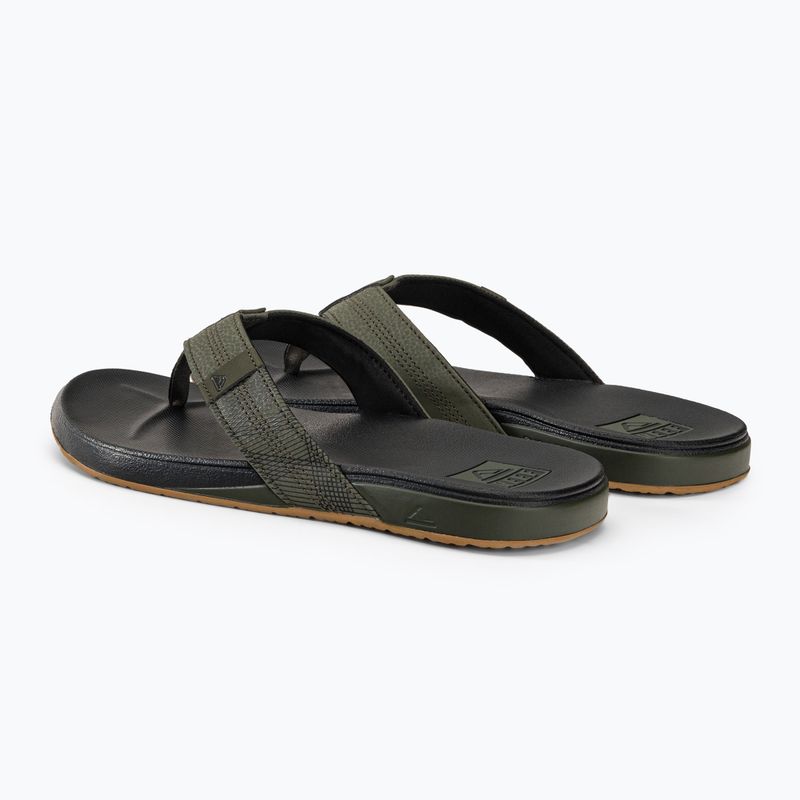 Férfi REEF Cushion Phantom flip flopok fekete CJ0588 3