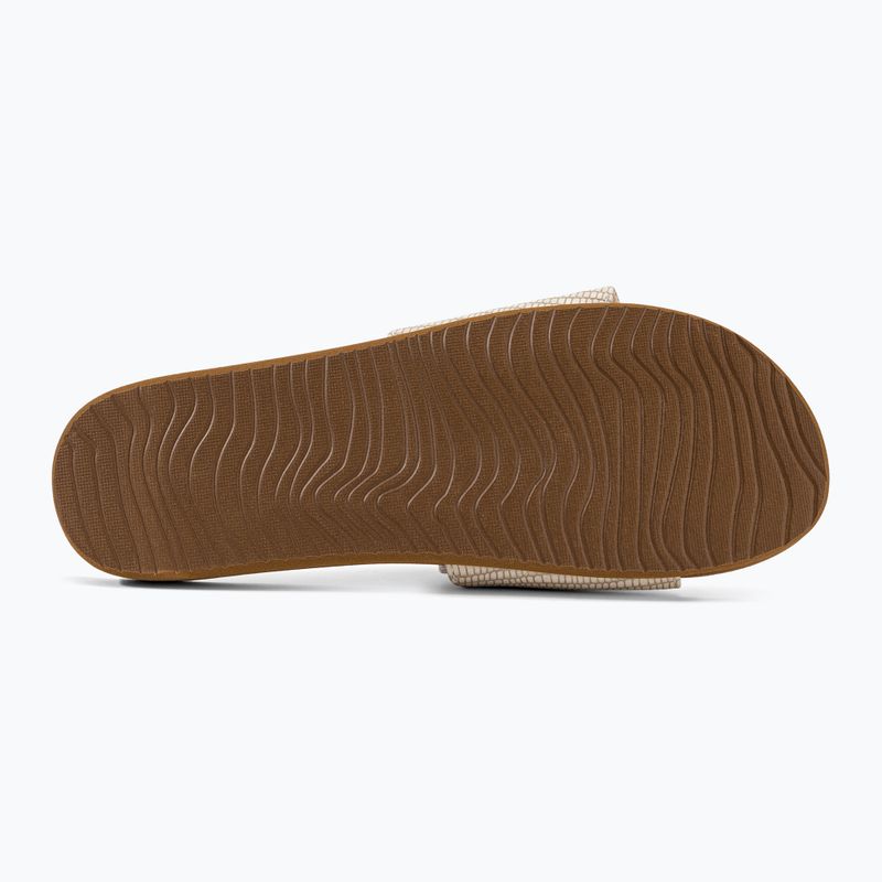 Női REEF Bliss Nights Slide flip-flopok fehér és barna CJ0256 5