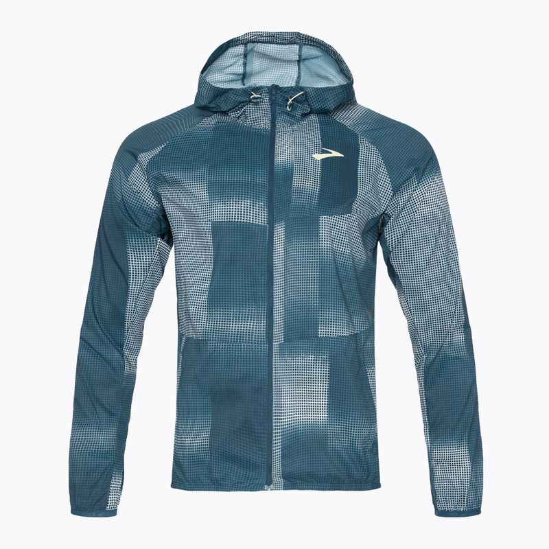 Férfi Brooks Canopy futó dzseki indigó színű/altitude print