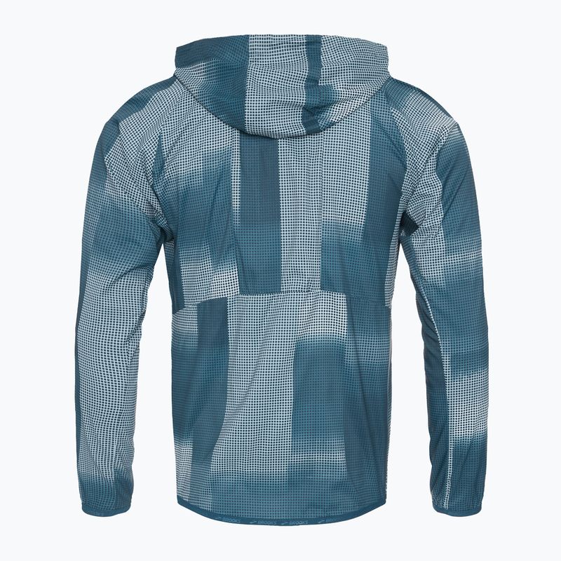 Férfi Brooks Canopy futó dzseki indigó színű/altitude print 2