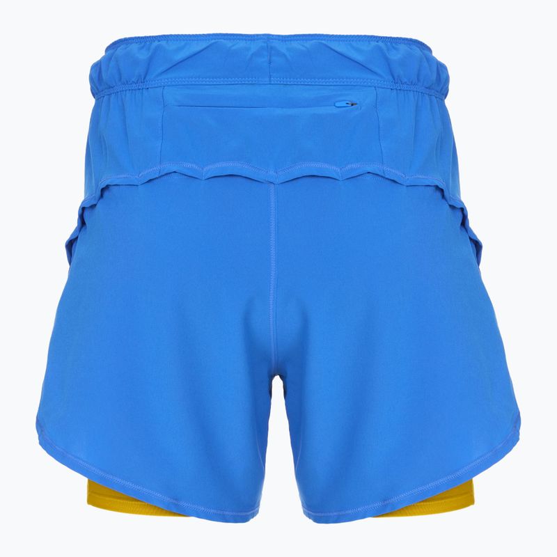 Női Brooks Chaser 5" 2-In-1 futónadrág kék/arany órában 2