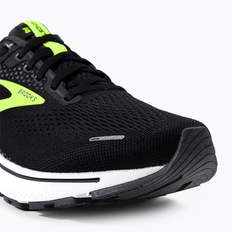 Férfi futócipő BROOKS Ghost 14 fekete-zöld 1103691D047 7