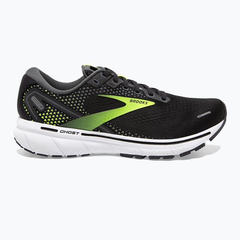 Férfi futócipő BROOKS Ghost 14 fekete-zöld 1103691D047 10