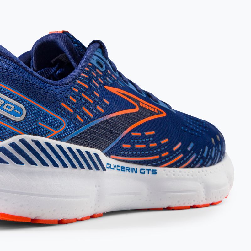 Férfi futócipő BROOKS Glycerin GTS 20 tengerészkék 1103831D444 9