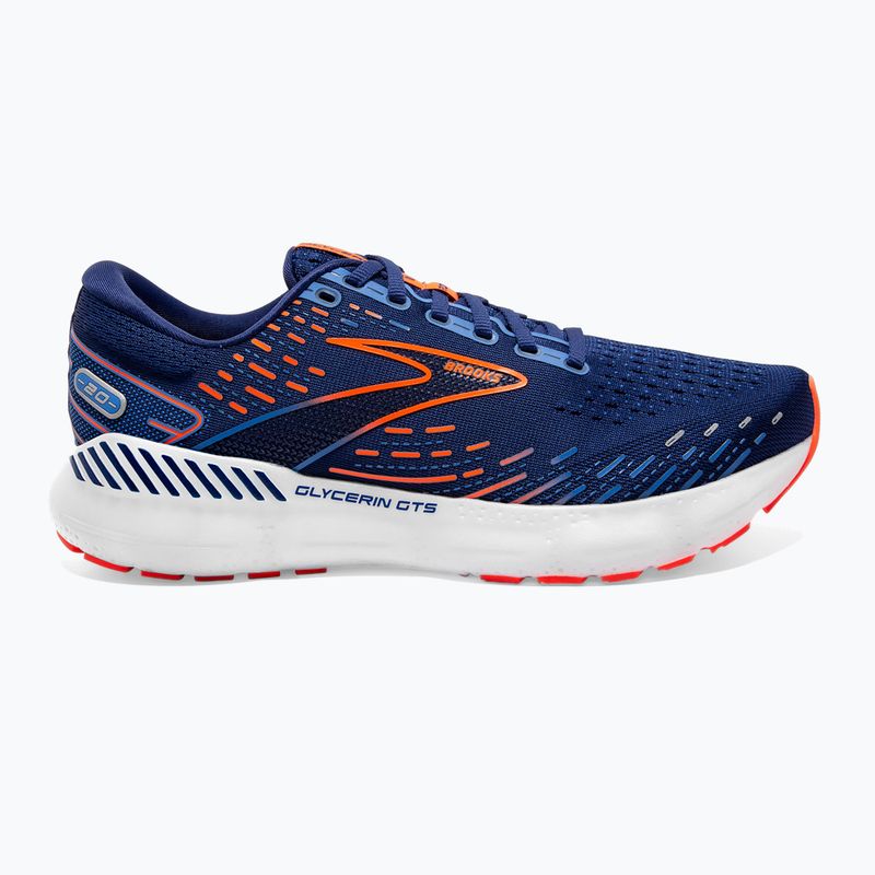Férfi futócipő BROOKS Glycerin GTS 20 tengerészkék 1103831D444 10