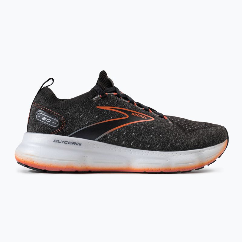 Férfi futócipő BROOKS Glycerin StealthFit 20 fekete/piros 1103841D003 2