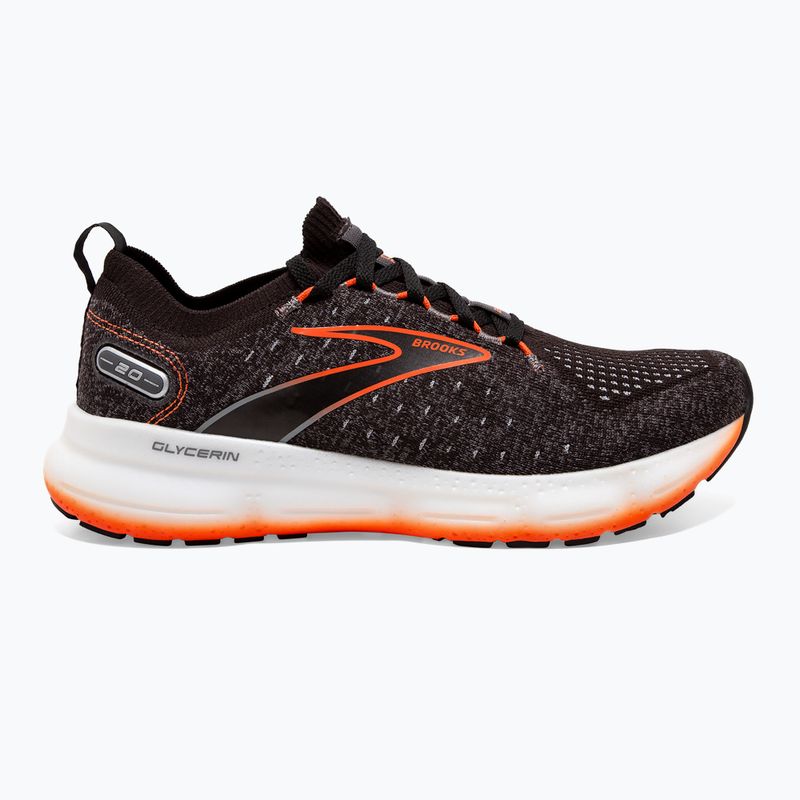 Férfi futócipő BROOKS Glycerin StealthFit 20 fekete/piros 1103841D003 10