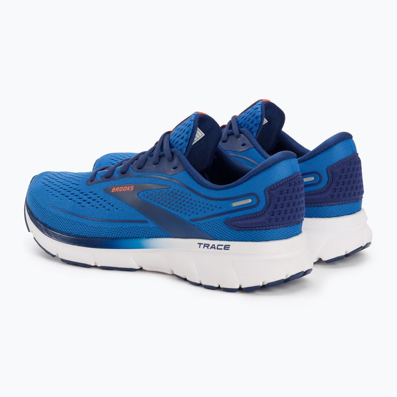 Brooks Trace 2 férfi futócipő palotakék/kék mélységű/narancs színű 4
