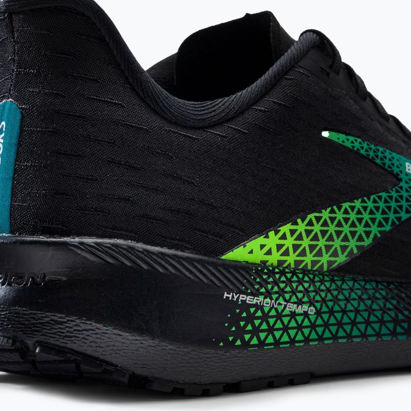 Férfi futócipő BROOKS Hyperion Tempo fekete-zöld 1103391 9