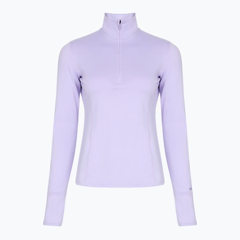 Női Brooks Dash 1/2 Zip lila Dash futó melegítőfelső