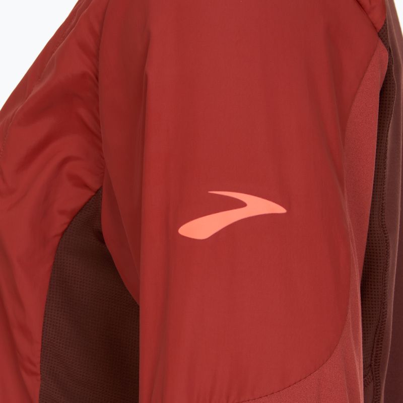 Férfi Brooks Fusion Hybrid réz/run mazsola futódzseki 3