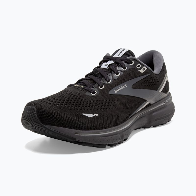 Brooks Ghost 15 GTX férfi futócipő fekete/fekete gyöngyház/ötvözet 16