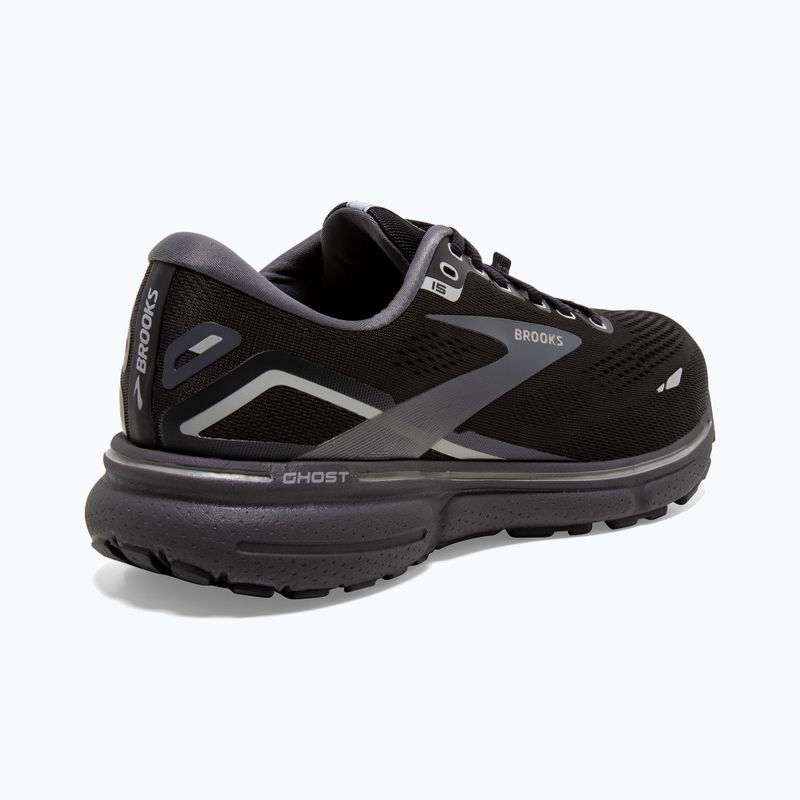 Brooks Ghost 15 GTX férfi futócipő fekete/fekete gyöngyház/ötvözet 17