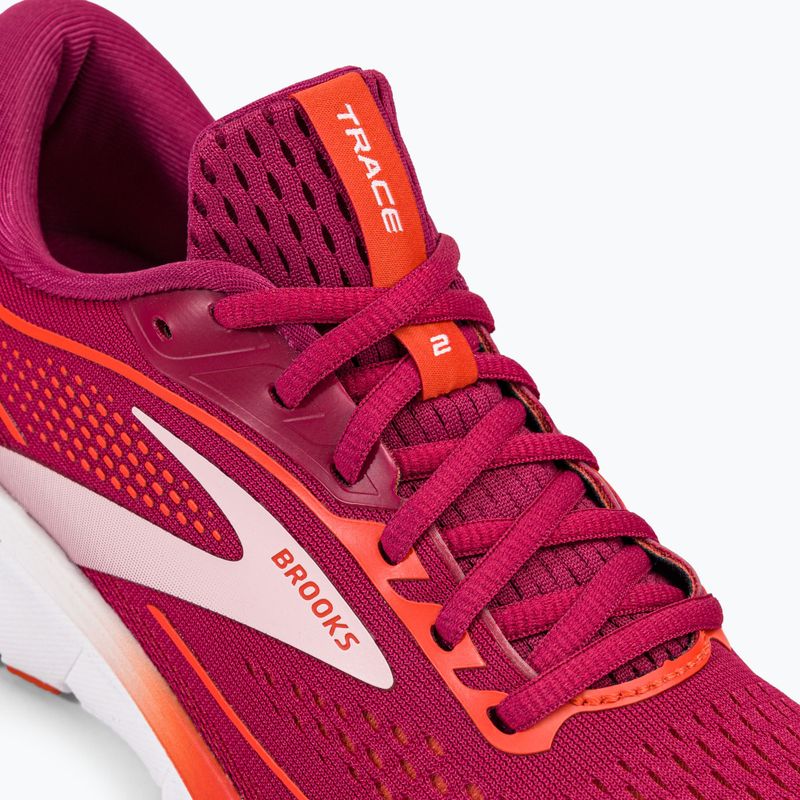 Brooks Trace 2 női futócipő piros 1203751B630 8