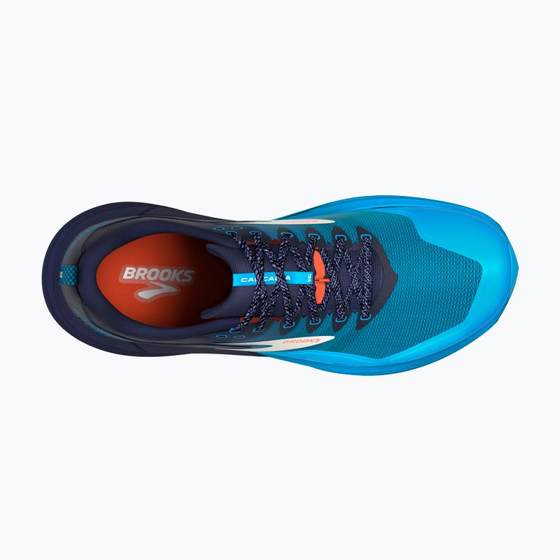 Brooks Cascadia 16 férfi futócipő peacoat/atomic blue/rooibos 12