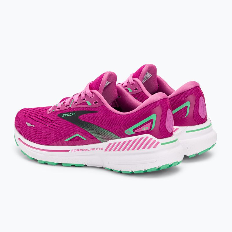 Női futócipő Brooks Adrenaline GTS 23 rózsaszín/fesztivál fukszia/fekete 3