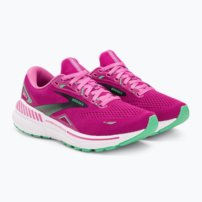 Női futócipő Brooks Adrenaline GTS 23 rózsaszín/fesztivál fukszia/fekete 4