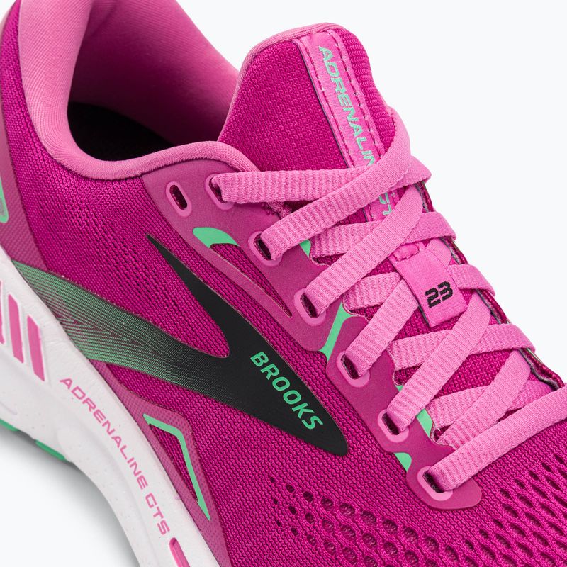 Női futócipő Brooks Adrenaline GTS 23 rózsaszín/fesztivál fukszia/fekete 8