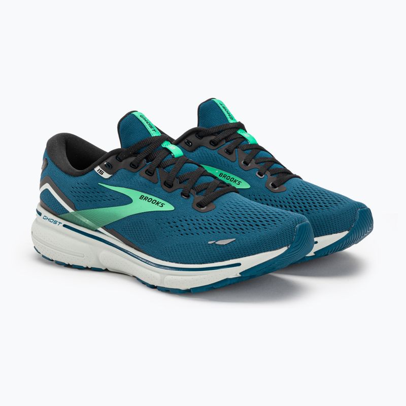 Brooks Ghost 15 férfi futócipő morrokán kék/fekete/tavaszi bimbó 4