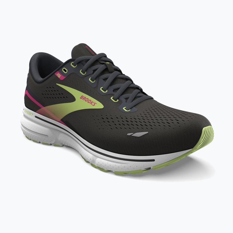 Brooks Ghost 15 női futócipő fekete/ebony/szilárd zöld 11