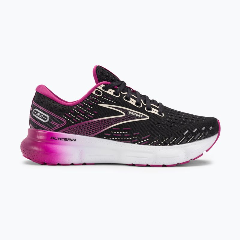 Női futócipő Brooks Glycerin 20 fekete/fukszia/vászon 2