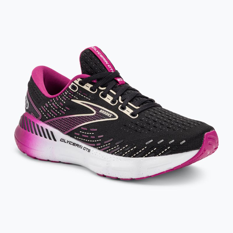 Női futócipő Brooks Glycerin GTS 20 fekete/fukszia/vászon