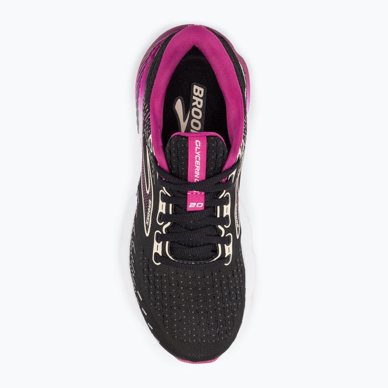 Női futócipő Brooks Glycerin GTS 20 fekete/fukszia/vászon 8