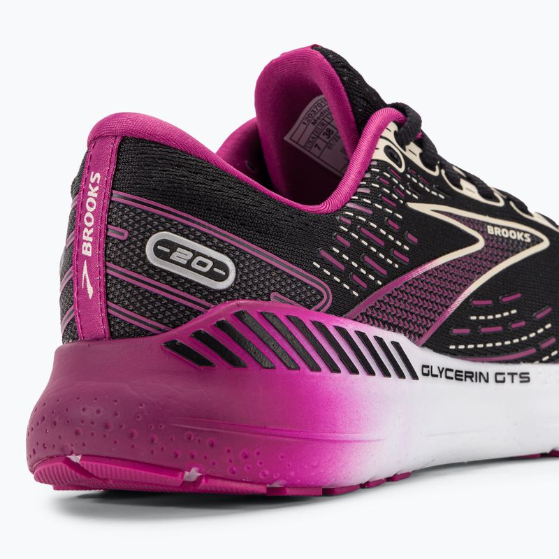 Női futócipő Brooks Glycerin GTS 20 fekete/fukszia/vászon 11