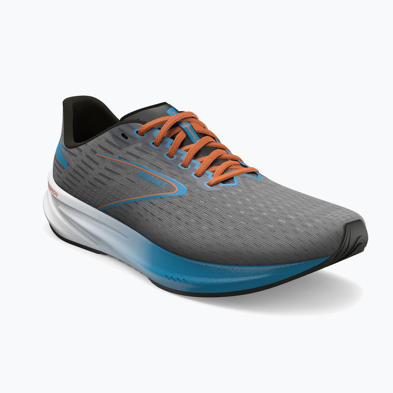 Brooks Hyperion férfi futócipő szürke/atomic blue/scarlet 11