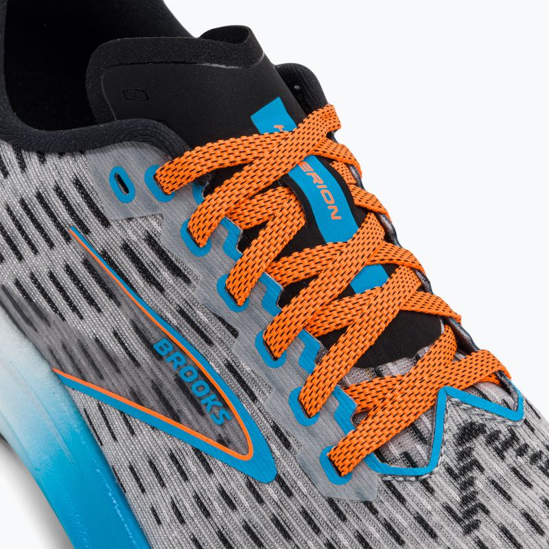 Brooks Hyperion férfi futócipő szürke/atomic blue/scarlet 8