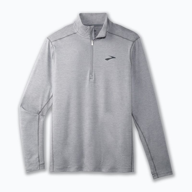 Férfi Brooks Dash 1/2 Zip 2.0 htr stone futó melegítőfelső 2