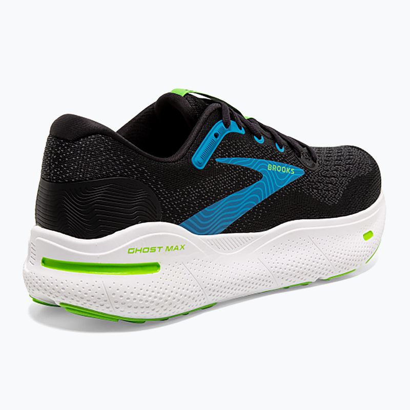 Férfi futócipő  Brooks Ghost Max black/atomic blue/jasmine 10
