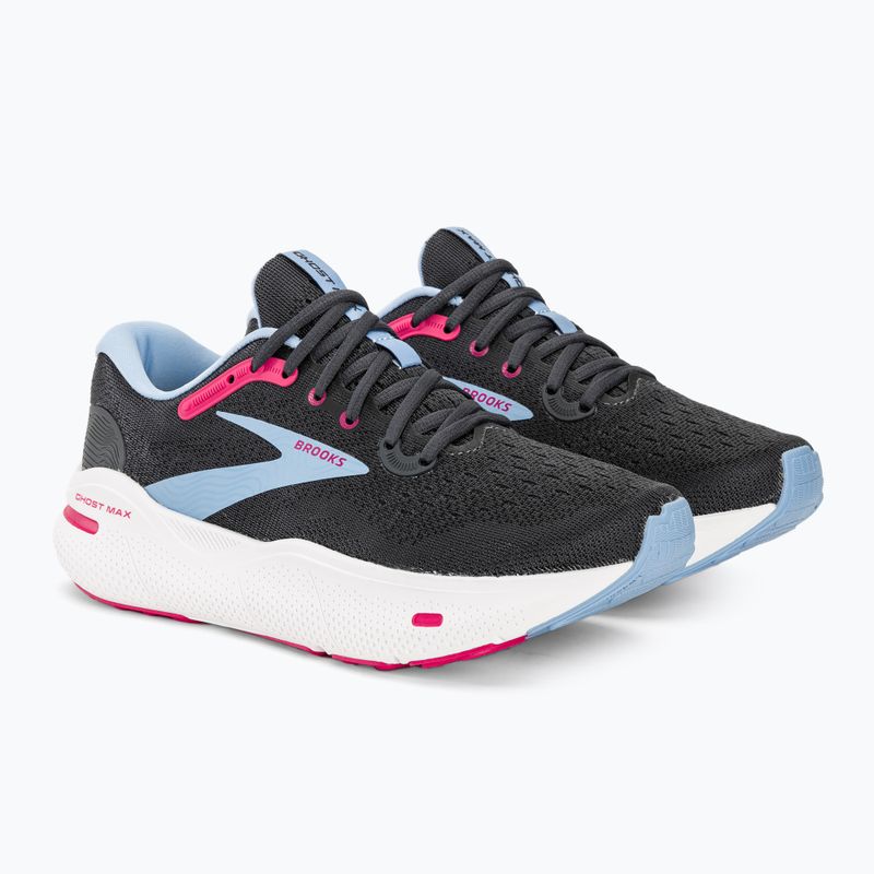 Női futócipők Brooks Ghost Max ebony/open air/lilac rose 5