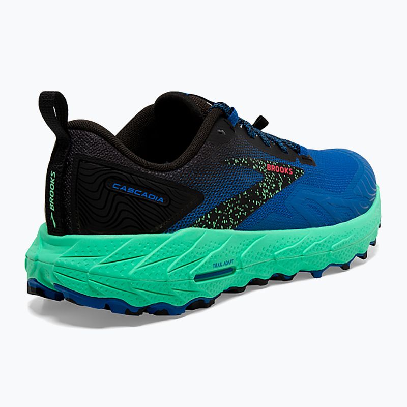 Férfi futócipő  Brooks Cascadia 17 victoria blue/black/spring bud 10