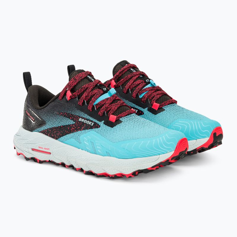 női futócipő  Brooks Cascadia 17 bluefish/black/diva pink 5
