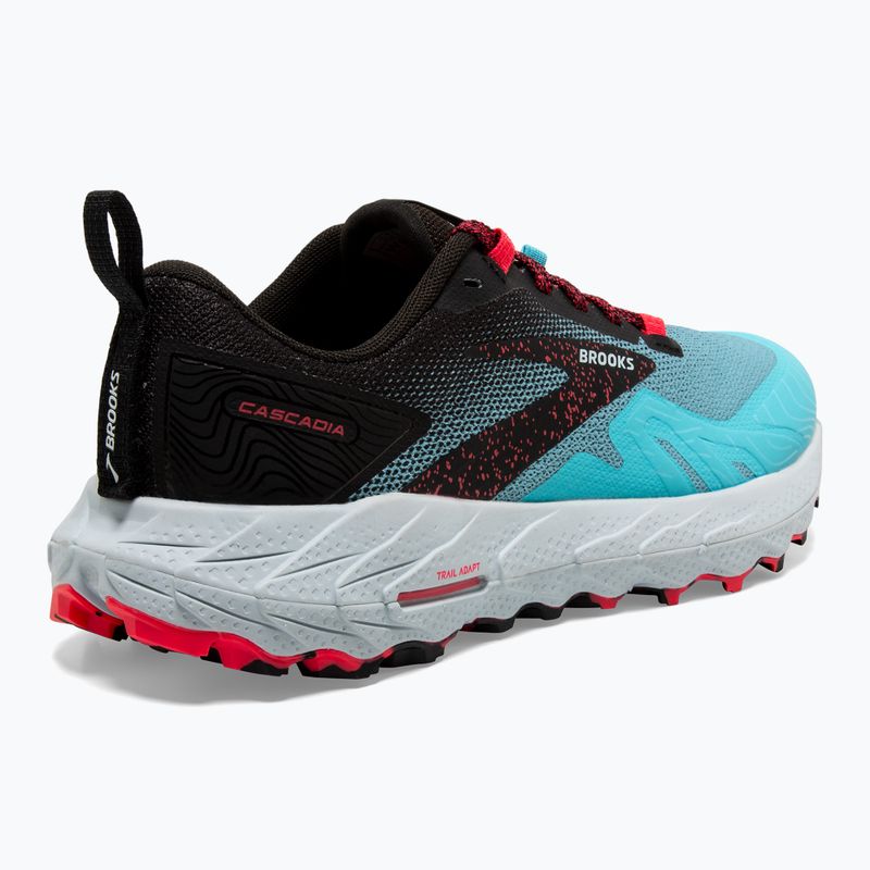 női futócipő  Brooks Cascadia 17 bluefish/black/diva pink 10