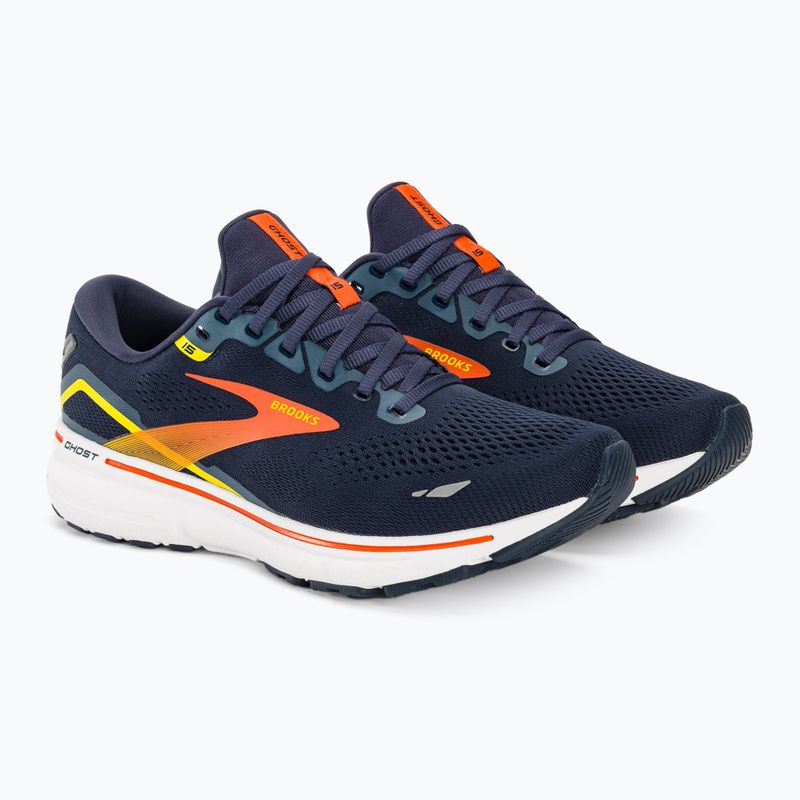 Férfi futócipő  Brooks Ghost 15 peacoat/red/yellow 5