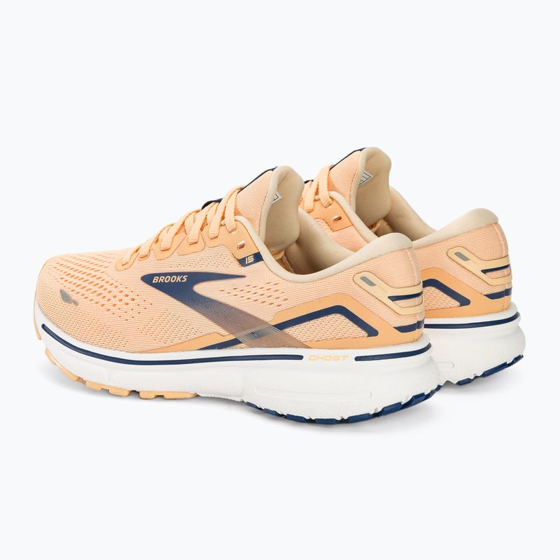 női futócipő  Brooks Ghost 15 apricot/estate blue/white 4