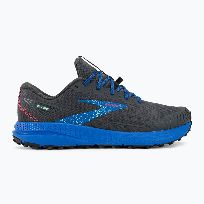 Férfi futócipő  Brooks Divide 4 ebony/black/victoria blue 3